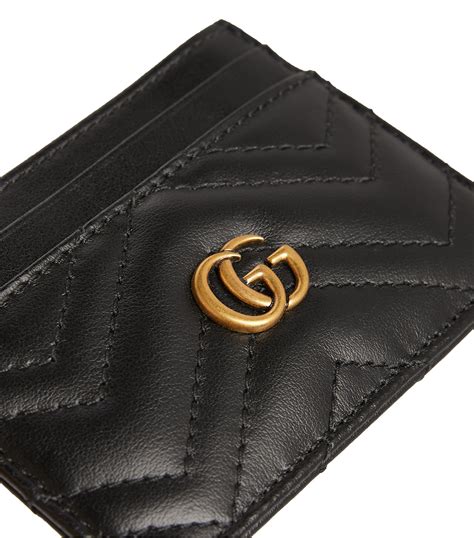 gucci snake card holder leather|Gucci gg marmont card holder.